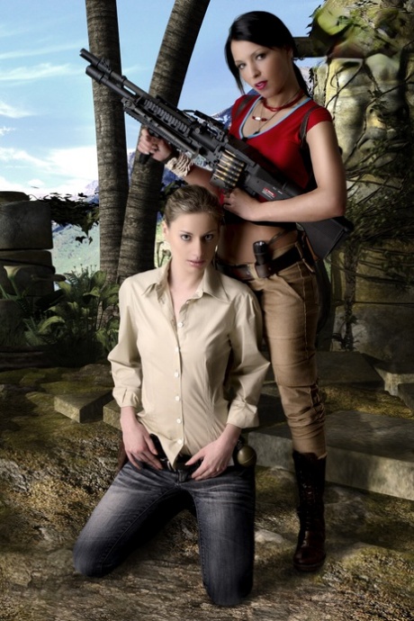 lesbisk cosplay xxx sexig samling