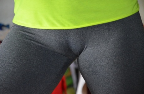 mature yoga pants sexy nude pic