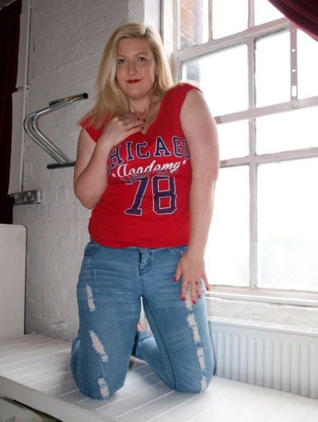 lubne jeans voksen foton