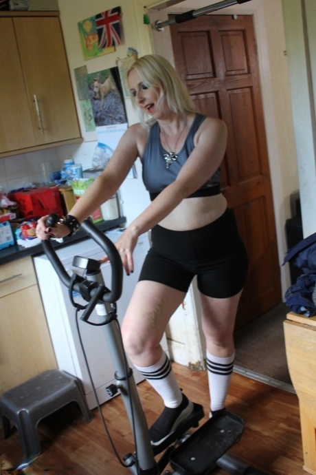 mature yoga pants pornographic image