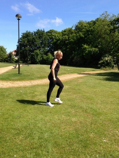 mature yoga pants sexy images