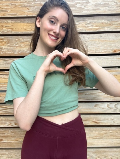teenager solo top nøgen Foto