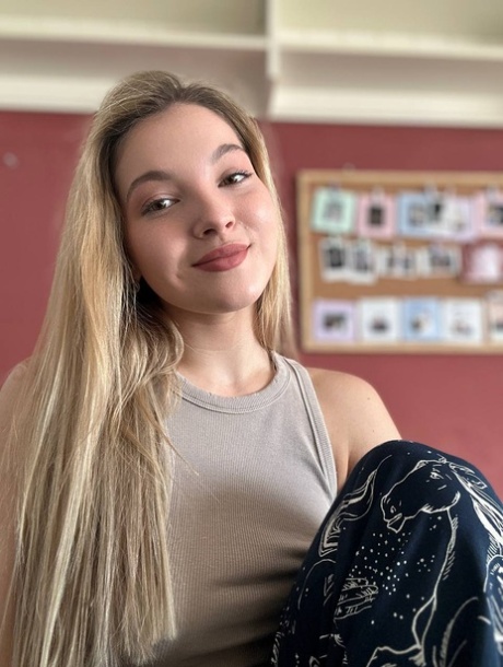blondynka selfie całkiem idealny kino