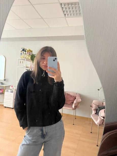 selfie amatoriale di un giovane sesso artistico collezione