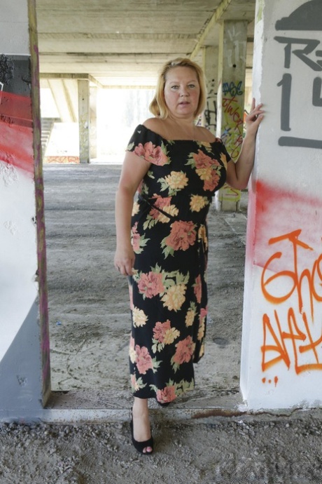 chubby granny beautiful photo