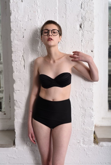 skinny glasses art porn image