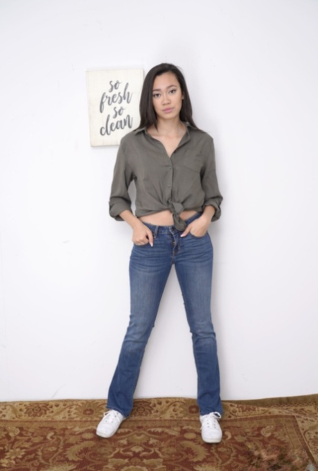 asiatische Jeans kunst bild