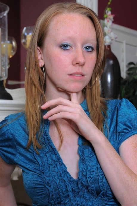 redhead freckles top pic