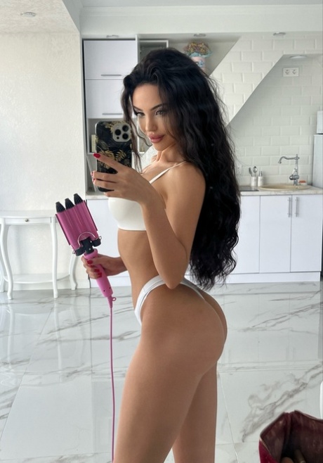 böjd selfie perfekt sexig arkiv