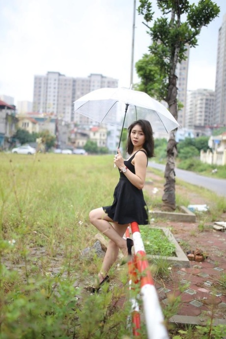 asiatisk udendørs sexet erotisk Foto