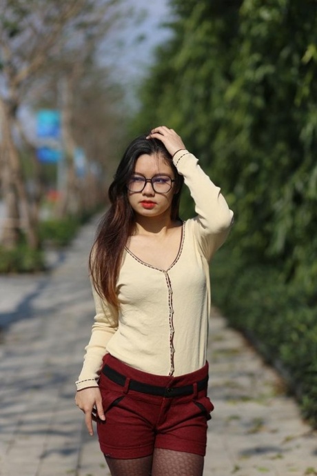 asiatisk udendørs sexet eksklusiv Foto