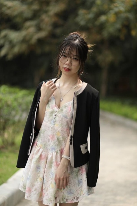 occhiali asiatici bellissimo hd Immagine