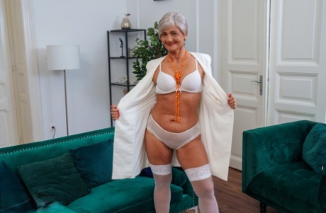 white lingerie nude image